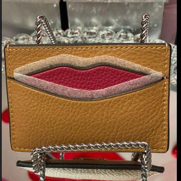 NWT COACH LIPS 👄 CARD HOLDER still in protective wrap - Picture 4 of 6